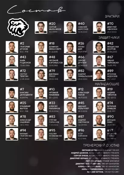 Трактор Челябинск - Ак Барс Казань - 2025-2026. официальная 2