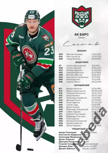 Трактор Челябинск - Ак Барс Казань - 2025-2026. официальная 3