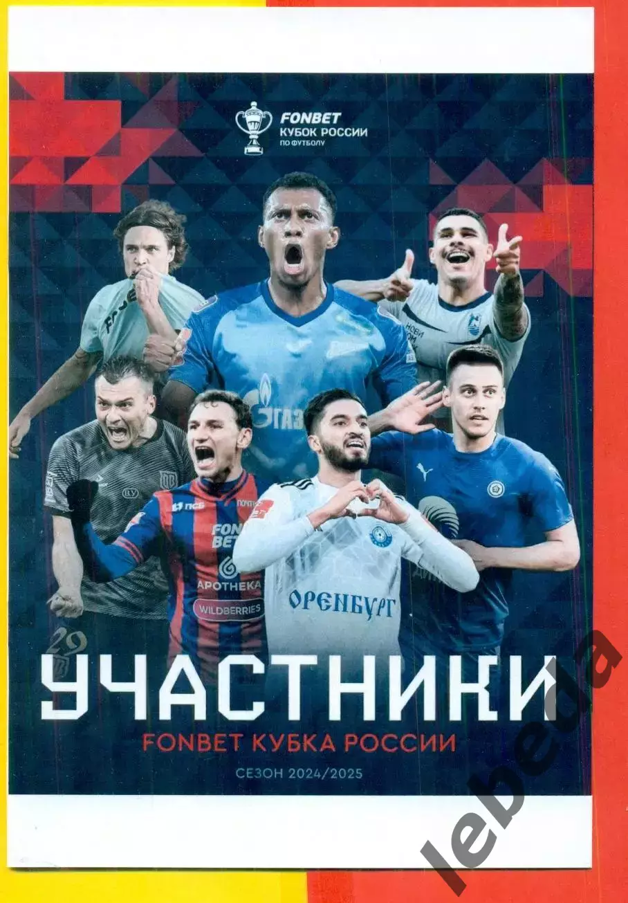 Участники кубка России - 2024 / 2025 г.