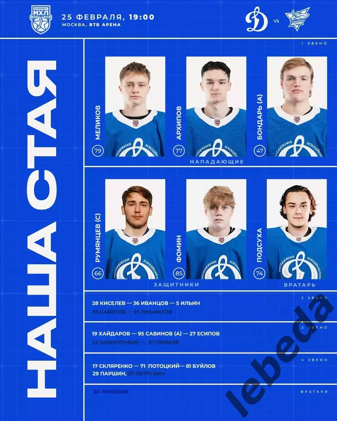 МХК Динамо Москва - Сахалинские Акулы - 2025 / 2026 год. (25.02.26.) 1