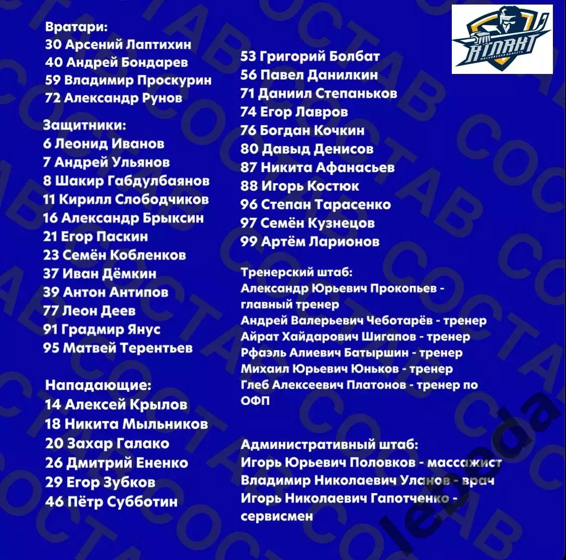 МХК Атлант - МХК Спартак МАХ Москва - 2025-2026 год. (25.02.26.) 2