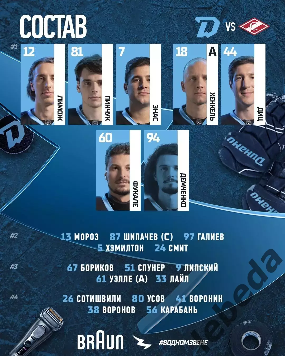 Динамо Минск - Спартак Москва - 2025 / 2026 г. (18.02.26.) 1