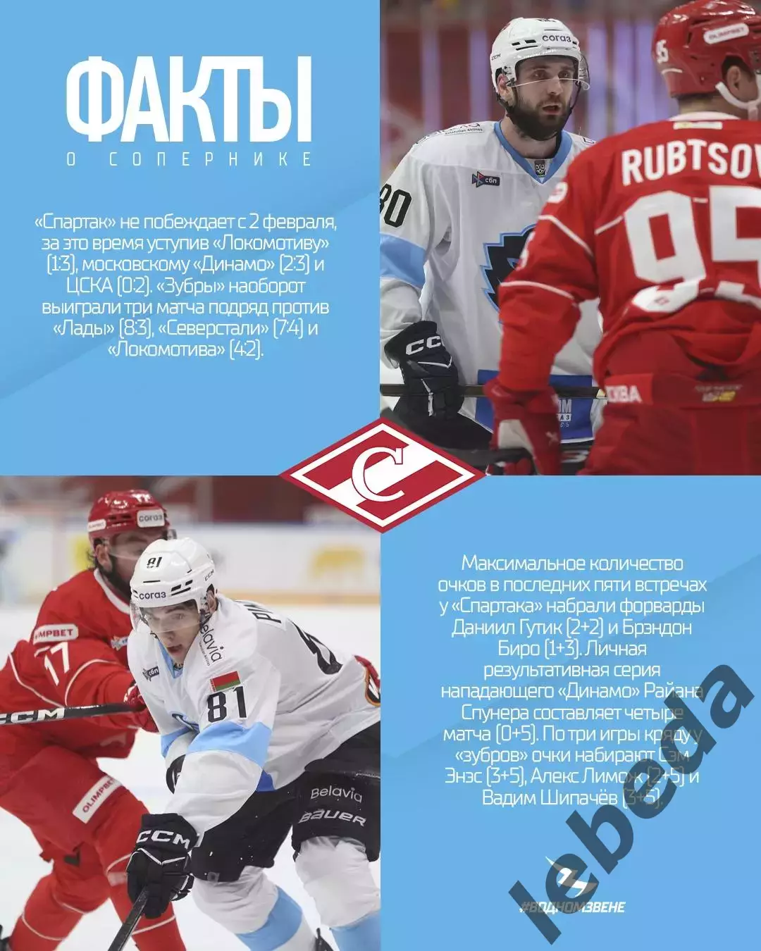 Спартак Москва - Динамо Минск 2025 / 2026 год. (15.02.26.) 1