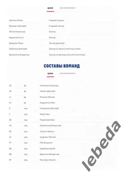 ЦСКА - Автомобилист Екатеринбург - 2025 / 2026. (2.03.26.) Официальная. 3