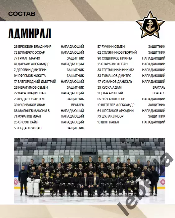 Адмирал Владивосток - Салават Юлаев Уфа - 2025 / 2026 г.(3-5.03.26.) официальная 4