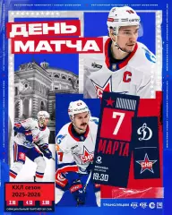 Динамо Москва - СКА Санкт-Петербург - 2025 / 2026 год. (7.03.26.)