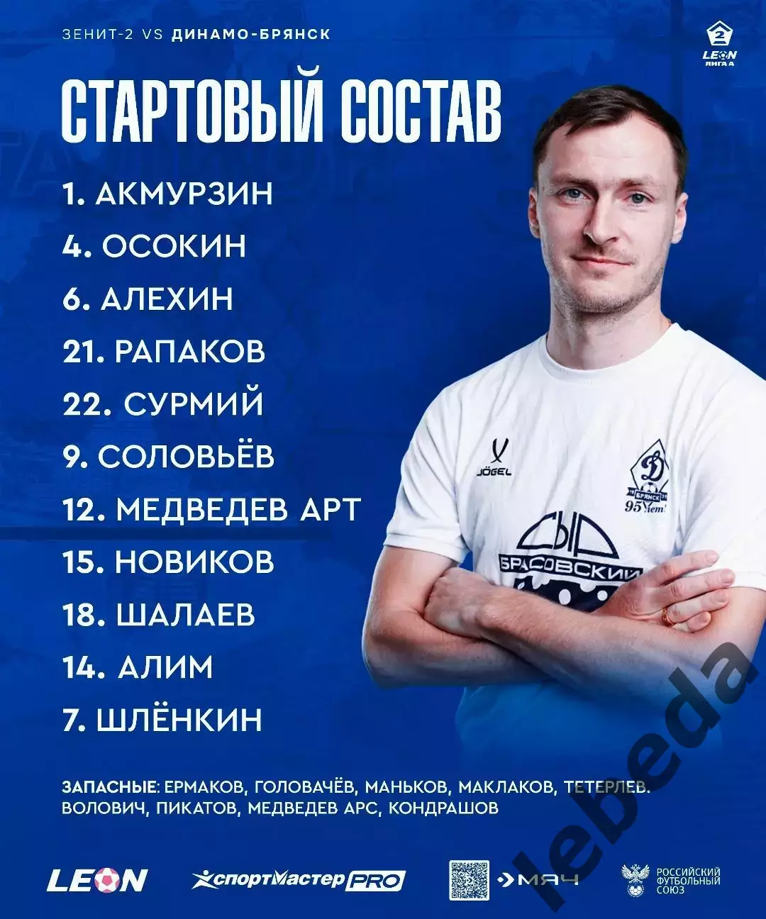 Зенит-2 СП - Динамо Брянск - 2025 / 2026 год. (7.03.26.) 2