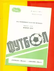 Торпедо Москва - Динамо Минск - 1986 г.(25.08.86)