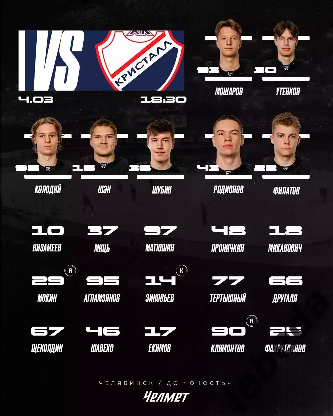 Челмет Челябинск - Кристалл Саратов - 2025 / 2026 г. (4.03.26.) 1