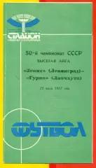 Зенит Санкт-Петербург - Гурия Ланчхути - 1987 г. (29.07.87)