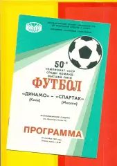 Динамо Киев - Спартак Москва - 1987 г. (20.09.87)
