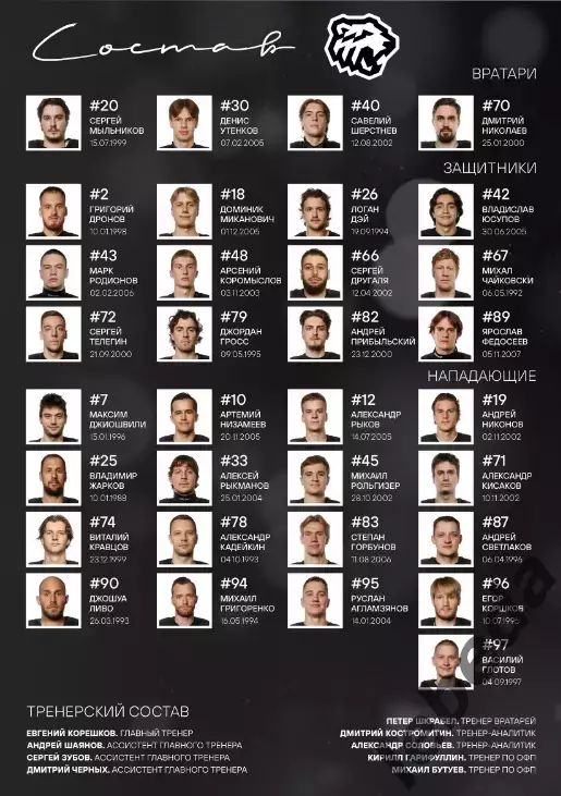 Трактор Челябинск - Ак Барс Казань - 2025-2026.(1.03.26.) официальная 1