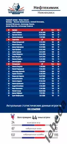 Торпедо Нижний Новгород - Нефтехимик Нижне - 2025 / 2026 (16.03.2.) официальная. 2