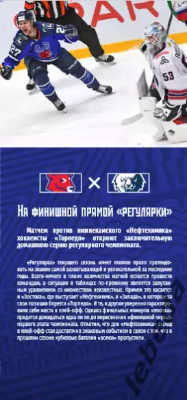 Торпедо Нижний Новгород - Нефтехимик Нижне - 2025 / 2026 (16.03.2.) официальная. 3