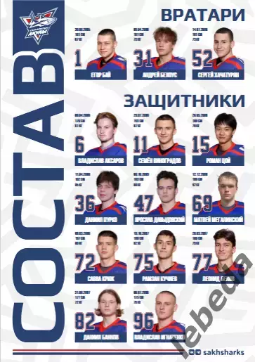 Сахалинские Акулы - д-Шинник Бобруйск - 2025 / 2026 год. (06.03.26.) 1