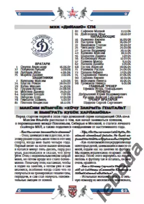 СКА-1946 - МХК Динамо Москва / Динамо Санкт-Петербург /АКМ Тула - 2025 / 2026. 4