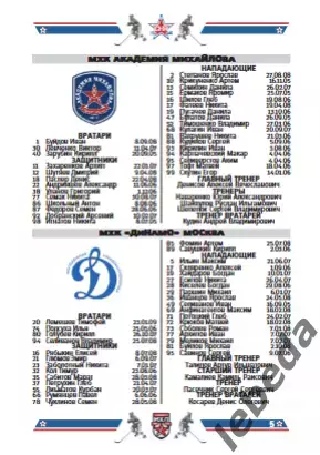 СКА-1946 - МХК Динамо Москва / Динамо Санкт-Петербург /АКМ Тула - 2025 / 2026. 6