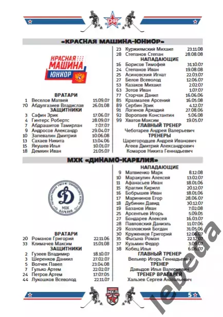 СКА-1946 - Кр. Советов / МХК Спартак МАХ / Красная Армия / Карели - 2025 / 2026 4