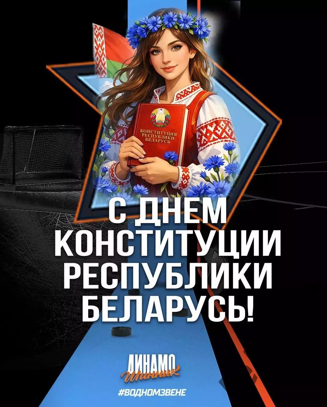 Д-Шинник Бобруйск - МХК Динамо Москва - 2025 / 2026 год. (17.03.26.) 3