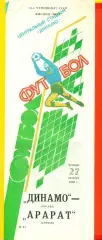 Динамо Москва - Арарат Ереван - 1988 год.(27.10.88.)