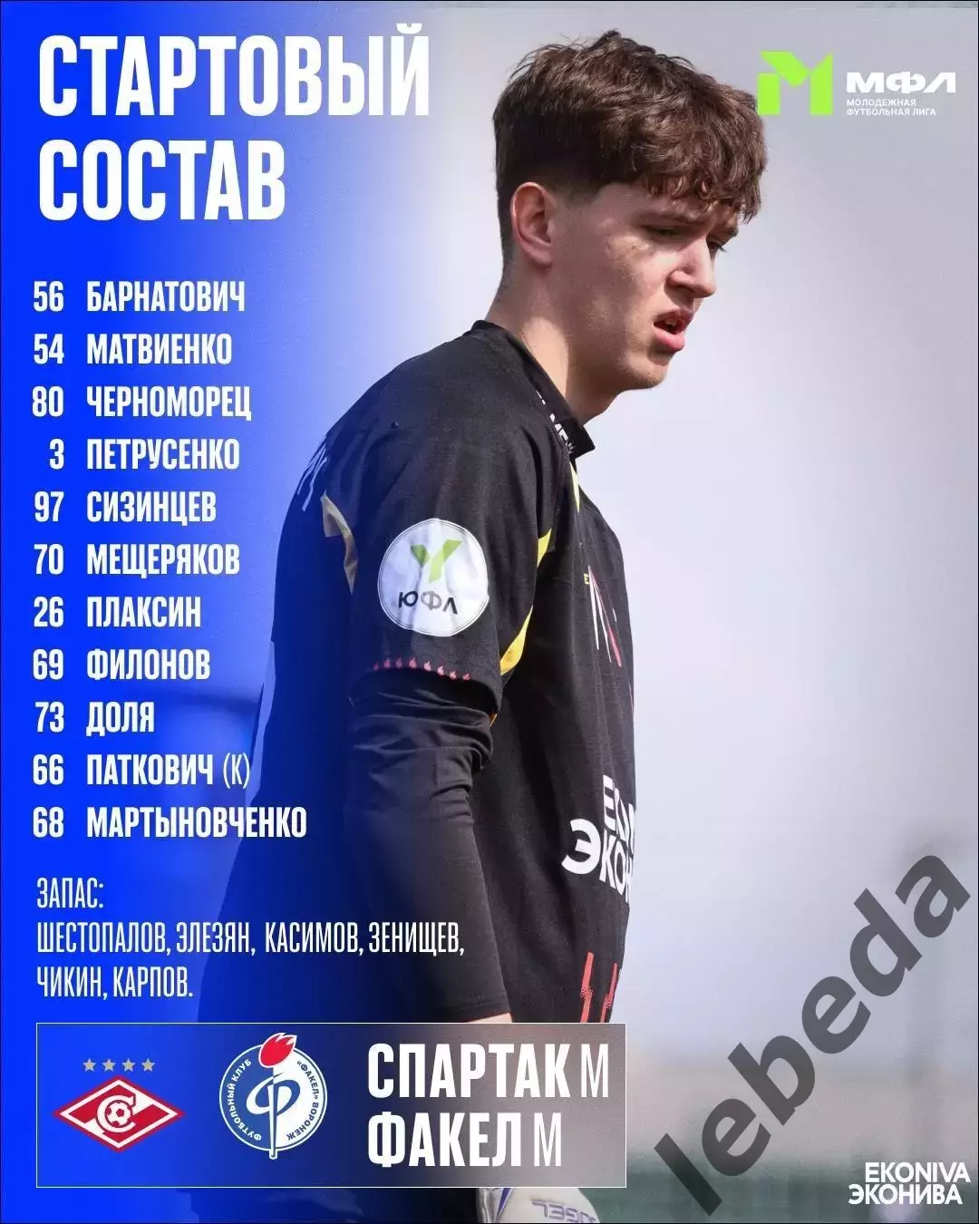 Спартак Москва (молодеж) - Факел Воронеж(Молодеж) - 2026 год. (20.03.26.) 1