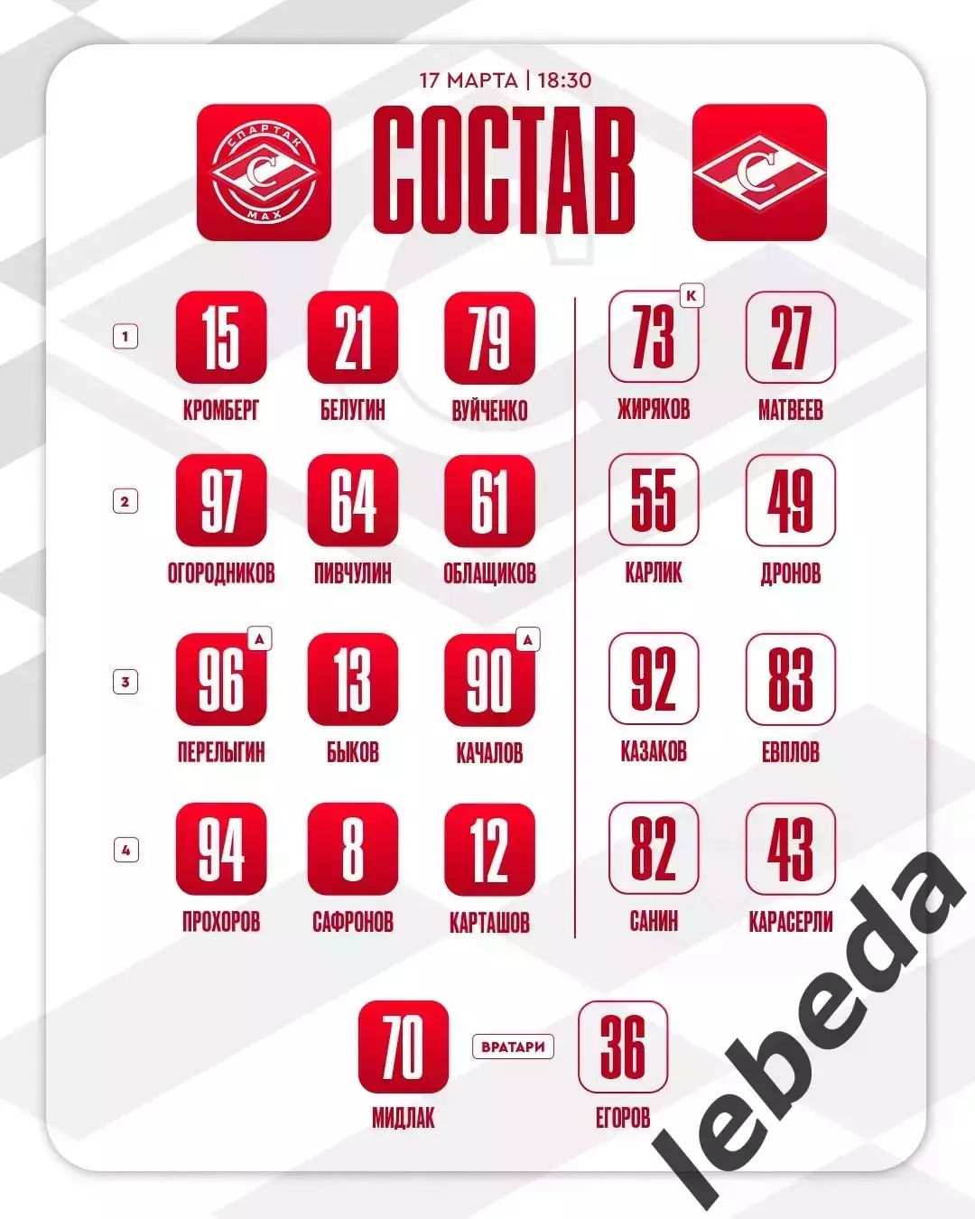 МХК Спартак МАХ - МХК Спартак - 2025 / 2026 год. (17.03.26.) 1