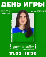 Агидель Уфа - Динамо-Нева СП - 2025 / 2026. (30.03.26) Плей-офф игра №6