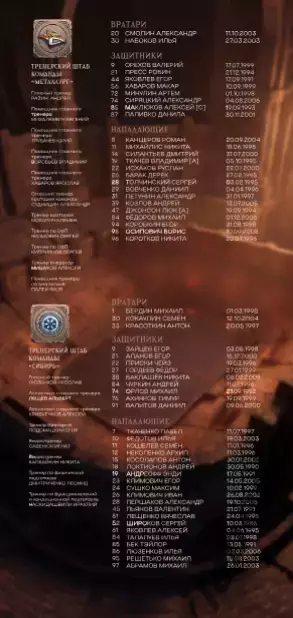 Металлург Магнитог. - Сибирь Новосибирск - 2025 / 2026. Плей-офф официал.1.04.26 5