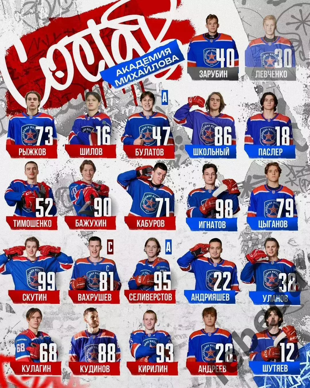 МХК Спартак Москва - МХК Академия Михайлова - 2025 / 2026. (3.04.26) Плей-офф №2 1