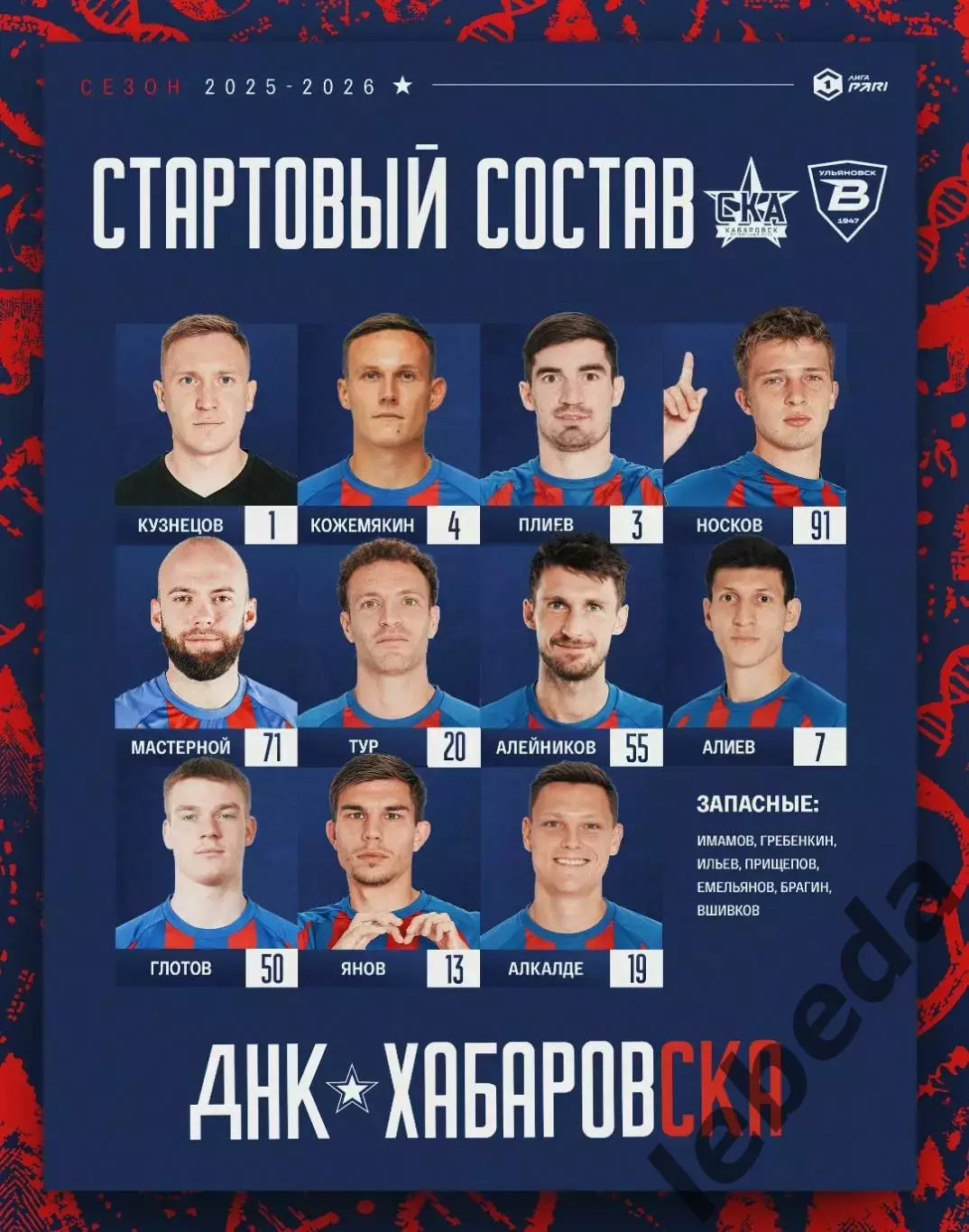 СКА Хабаровск - Волга Ульяновск - 2025 / 2026 г. (5.04.26.) 2