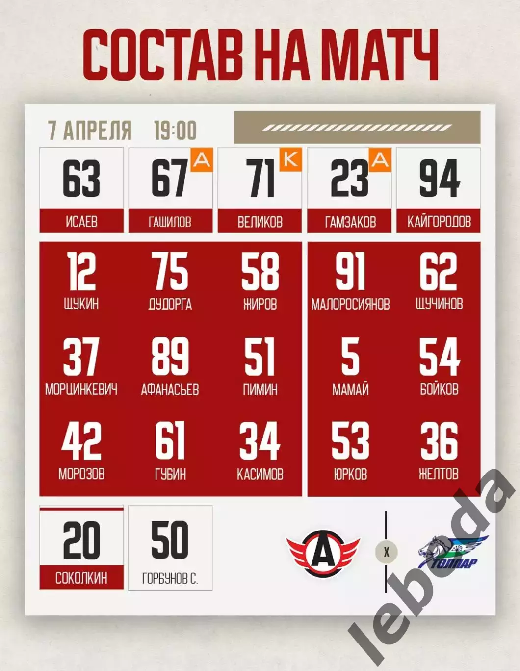 Авто Екатеринбург - Толпар Уфа - 2025 / 2026. (7.04.26.) Плей-офф №3 1