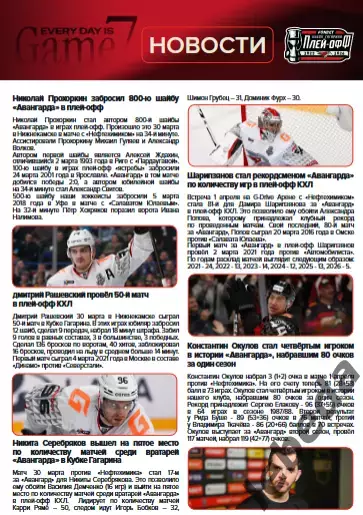 Авангард Омск - ЦСКА - 2025-2026 г. (8.04.26.) Плей-офф официальная. 1