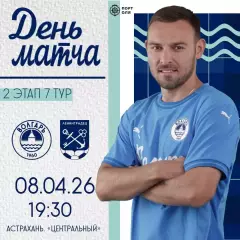 Волгарь Астрахань - Ленинградец Санкт-Петербург - 2025 / 2026 г. (8.04.26.)