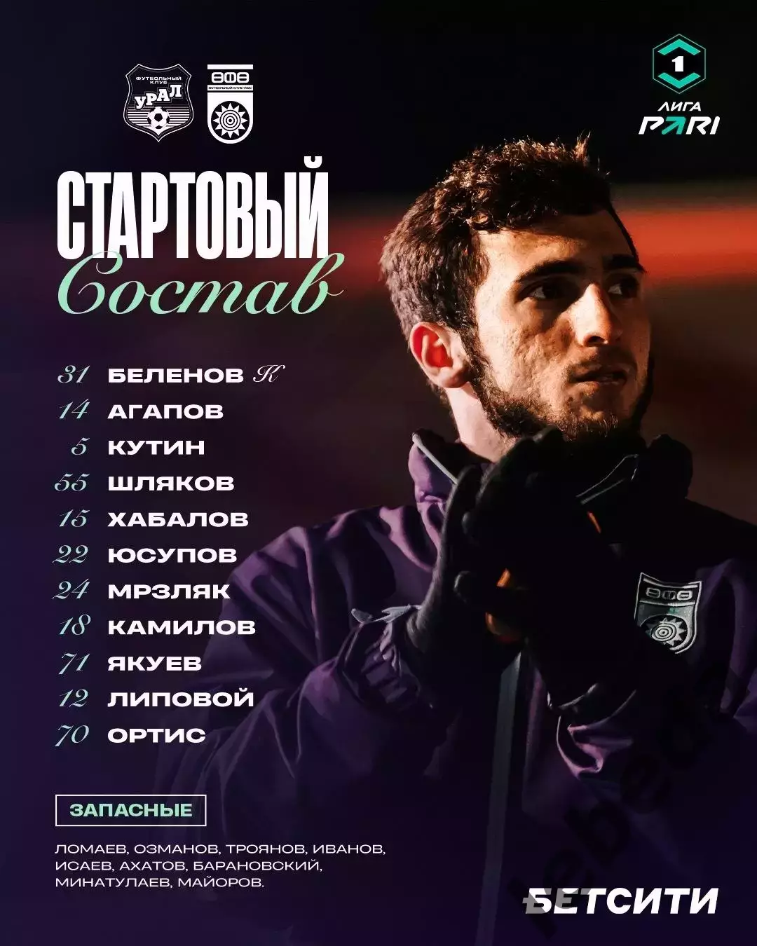 Урал Екатеринбург - ФК уфа - 2025 / 2026 год. (12.04.26.) 2