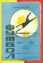 Кузбасс Кемерово - Молдова Кишинев - 1971 год.(2.05.71.)