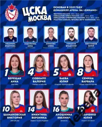 ЖГК ЦСКА - Черноморочка - 2024 / 2025 год. (19.02.25.) официальная. 4