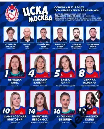 ЖГК ЦСКА - Черноморочка Новороссийск - 2024 / 2025 год. (04.02.25.) официальная. 5