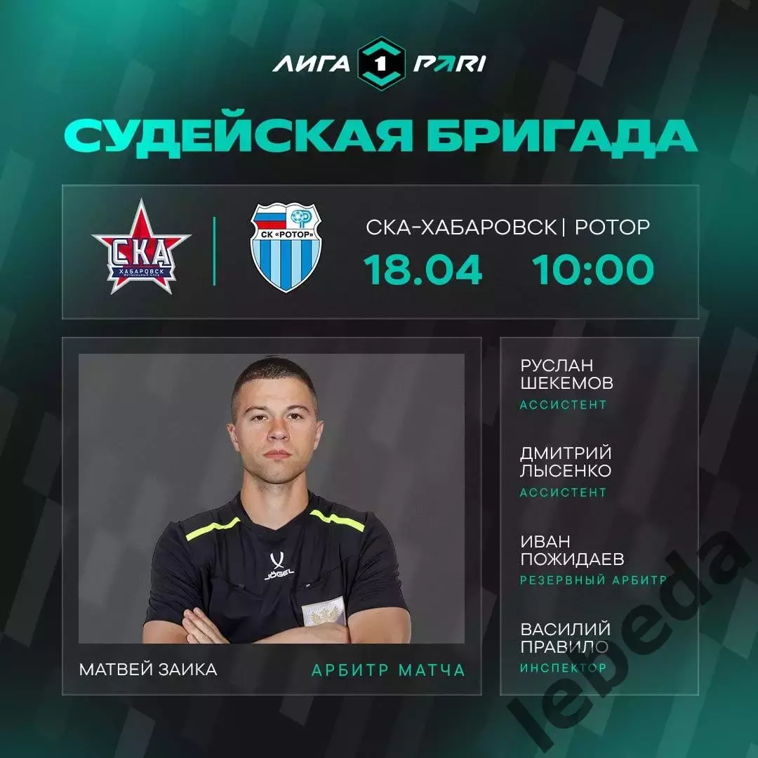 СКА Хабаровск - Ротор Волгоград- 2025 / 2026 год. (18.04.26.) 3