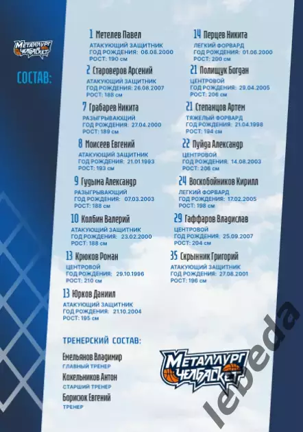 БК Динамо Уфа - Челбаскет Челябинс - 2025 / 2026.(22.04.2026.) матч за 3-место 2