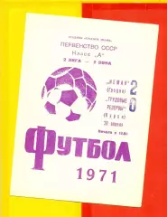 Неман Гродно - Трудовые резервы Курск - 1971 год.(28.04.71.)