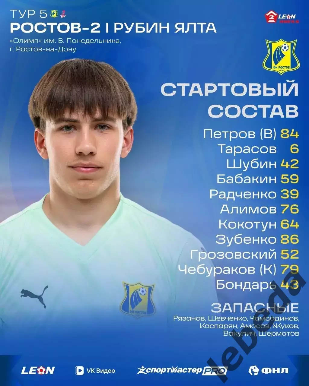 Ростов-2(Ростов-на-Дону) - Рубин Ялта - 2025 / 2026 год. (25.04.26.) 1