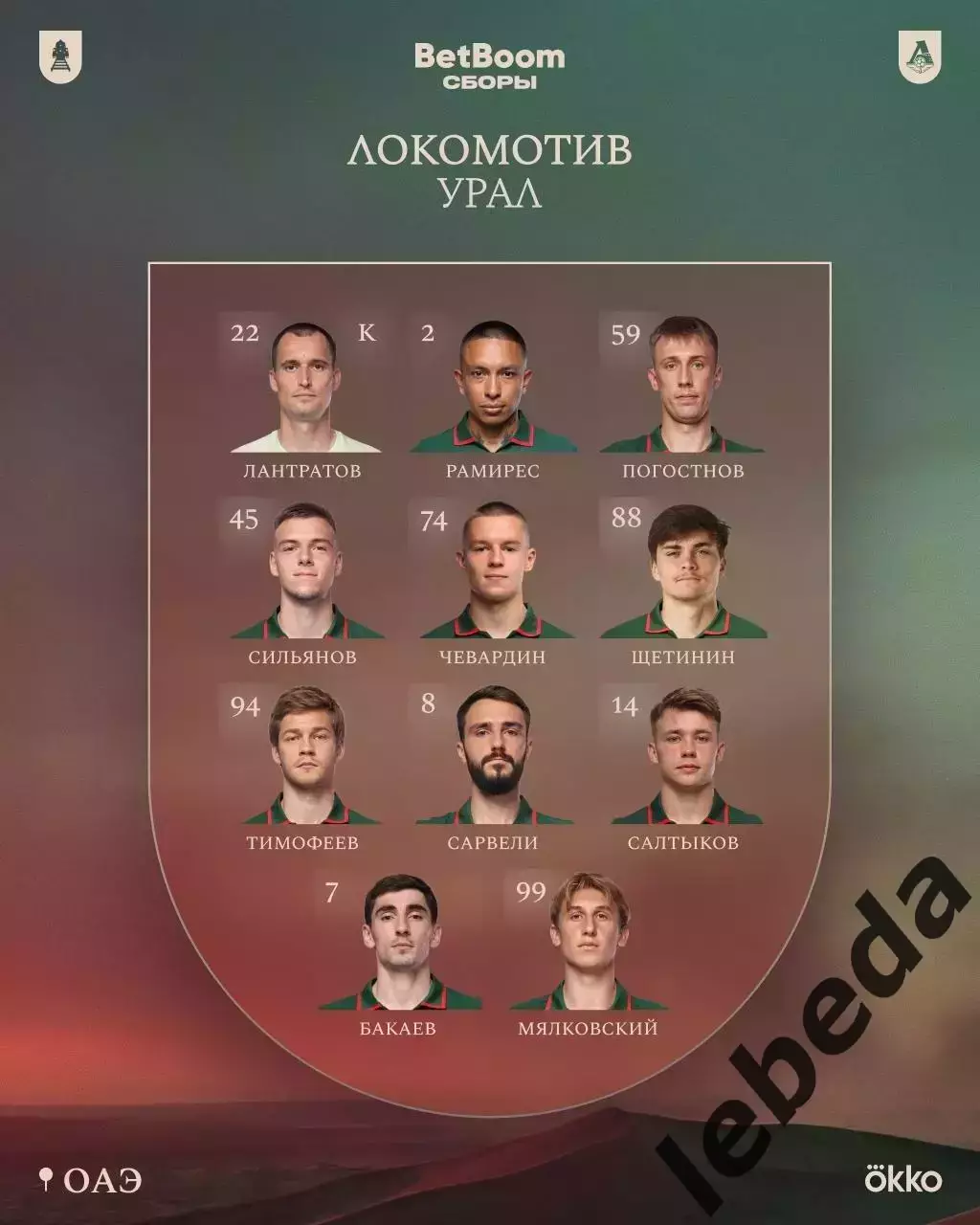 Локомотив Москва - Урал Екатеринбург - 2026 год. ( 5.02.26.) Товарищеская игра. 3