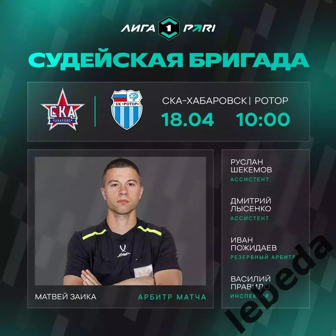 СКА Хабаровск - Ротор Волгоград- 2025 / 2026 год. (18.04.26.) 3