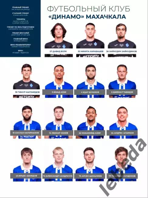 ФК Сочи - Динамо Махачкала - 2025 / 2026 г.(1.12.25.) официальная. 6