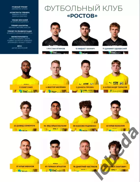 ФК Сочи - Ростов (Ростов-на-Дону - 2025 / 2026 г.(8.11.25.) официальная. 6