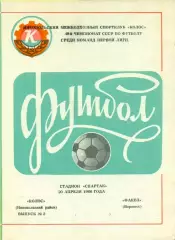 Колос Никополь - Факел Воронеж - 1986 г. (20.04.86.)