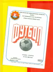Колос Никополь - Нистру Кишинев - 1986 г. (28.05.86.)