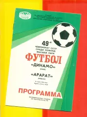 Динамо Киев - Арарат Ереван - 1986 год. (14.03.86.)