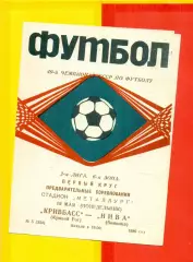 Кривбасс Кривой Рог - Нива Винница - 1986 год. (19.05.86.)
