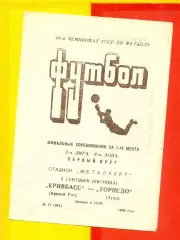 Кривбасс Кривой Рог - Торпедо Луцк - 1986 год. (5.09.86.)